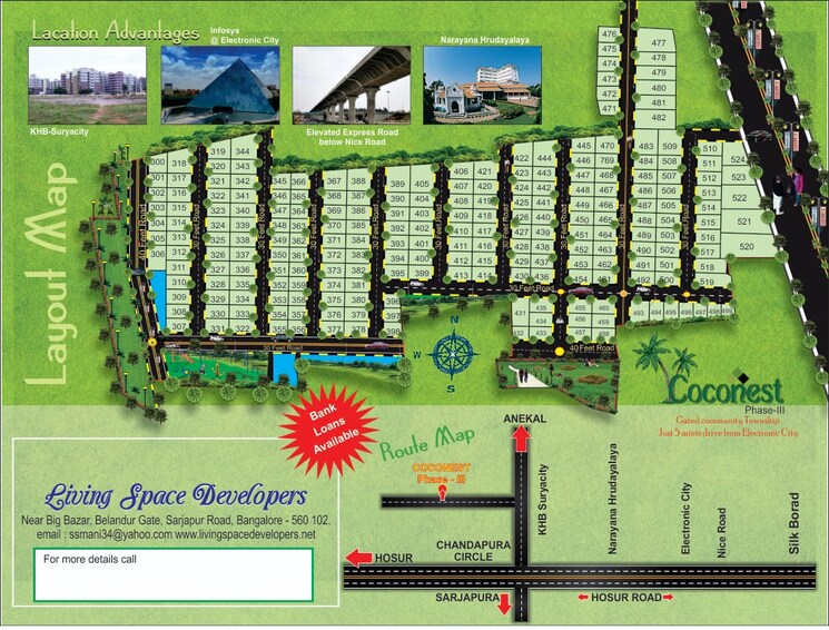 Exterior View, jr-habitat  1650 Sq.Yd. Plot In Chandapura Bangalore 9037582