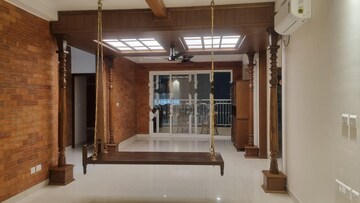 Living Room in 3 BHK Apartment at Prestige Beverly Hills, Kokapet – for Rent