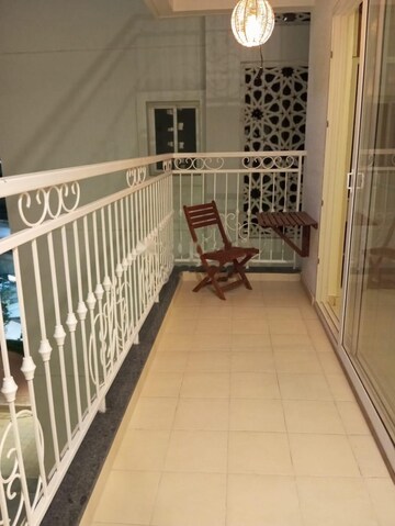 Balcony in 3 BHK Apartment at Prestige Beverly Hills, Kokapet – for Rent