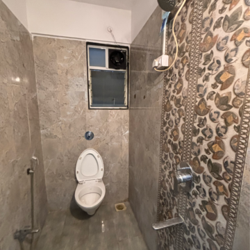 Bathroom in 1 BHK Apartment at GK Royale Rahadki Greens, Rahatani – for Rent