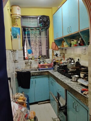 Kitchen in 2 BHK Apartment at Rattan Apartment, Khanpur – for Sale