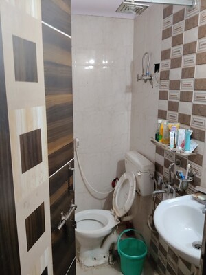 Bathroom in 2 BHK Apartment at Rattan Apartment, Khanpur – for Sale