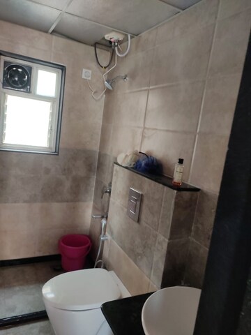 Bathroom in 2 BHK Apartment at Ganga Arcadia, Kharadi – for Rent