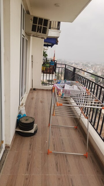 Balcony in 3 BHK Apartment at Omaxe The Palace, Gomti Nagar – for Rent