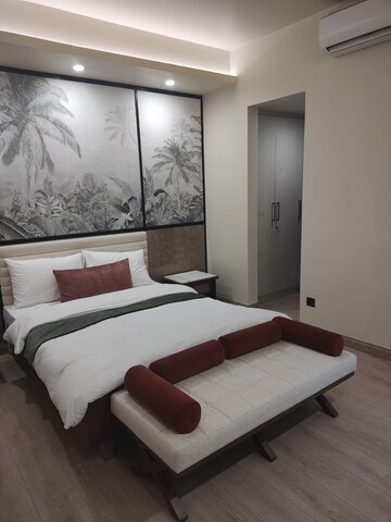 Bedroom in 4 BHK Apartment at Eros Edenwood Towers, Lakkarpur – for Rent