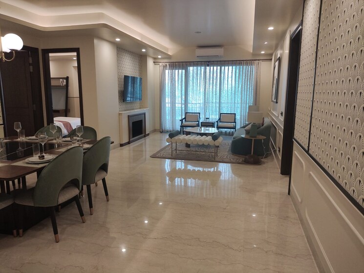 Living Room, eros-edenwood-towers 4 Bedroom 3384 Sq.Ft. Apartment In Lakkarpur Faridabad 9037887