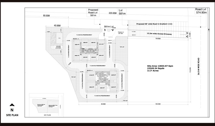 Other, kokapet 3 Bedroom 2235 Sq.Ft. Apartment In Kokapet Hyderabad 9037981