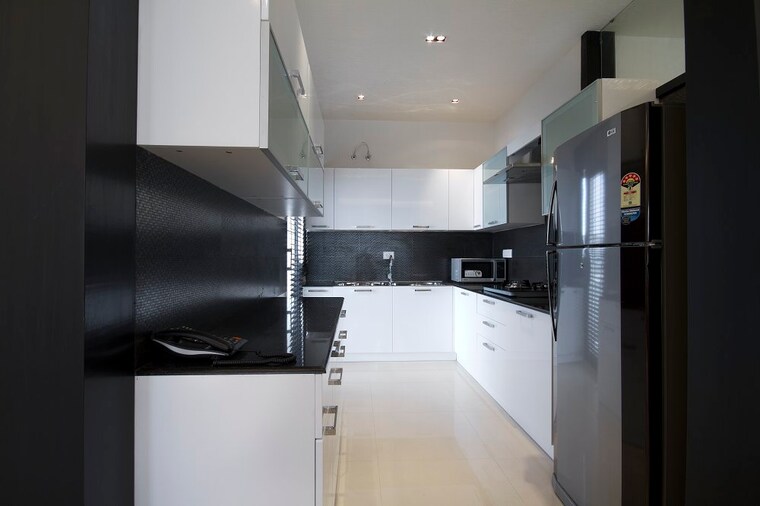 Kitchen, sushma-chandigarh-grande 3 Bedroom 1885 Sq.Ft. Apartment In Lohgarh Zirakpur 9037912