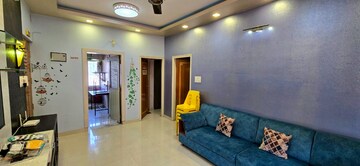 Living Room in 2 BHK Apartment at Sunrise Afshan Apartments, Benson Town – for Rent
