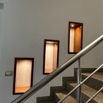 Staircase in 6 BHK Independent House at Sector 39 – for Rent