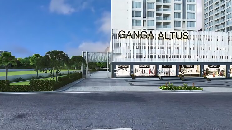 Exterior View, goel-ganga-altus 3 Bedroom 1400 Sq.Ft. Apartment In Kharadi Pune 9037961