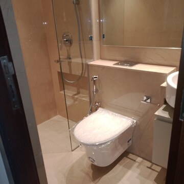 Bathroom in 3 BHK Apartment at Hiranandani Highland, Powai – for Rent