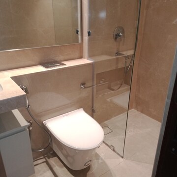 Bathroom in 3 BHK Apartment at Hiranandani Highland, Powai – for Rent