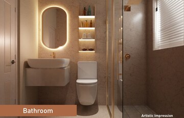 Bathroom in 3 BHK Apartment at Baf Na Siddhgiri, Dadar East – for Sale