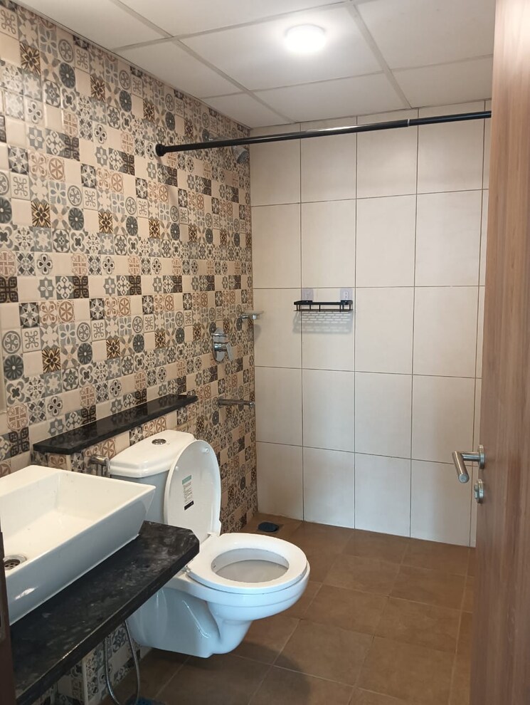 Bathroom, brigade-cornerstone-utopia-serene 2 Bedroom 1242 Sq.Ft. Apartment In Varthur Bangalore 9038077