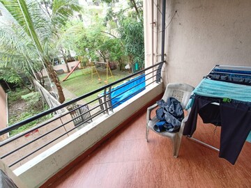 Balcony in 1 BHK Apartment at Anand Park, Wadgaon Sheri – for Rent