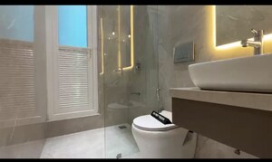 Bathroom in 2 BHK Apartment at Ruparel Stardom, Malad West – for Sale
