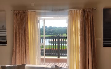 Balcony in 4 BHK Villa at Prestige Augusta Golf Village, Kothanur – for Rent