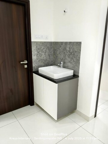 Bathroom in 2.5 BHK Apartment at Aparna Sarovar Zicon, Nallagandla – for Rent