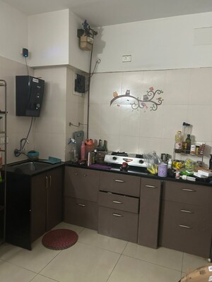 Kitchen in Studio Apartment at Paranjape Blue Ridge, Hinjewadi – for Rent