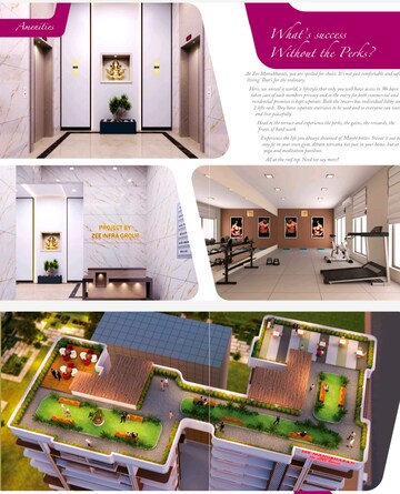 Floor Plan in 3 BHK Apartment at Zee Manubharati, Andheri West – for Sale