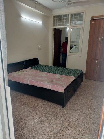 Bedroom in 1 BHK Builder Floor at Sushant Lok I – for Rent