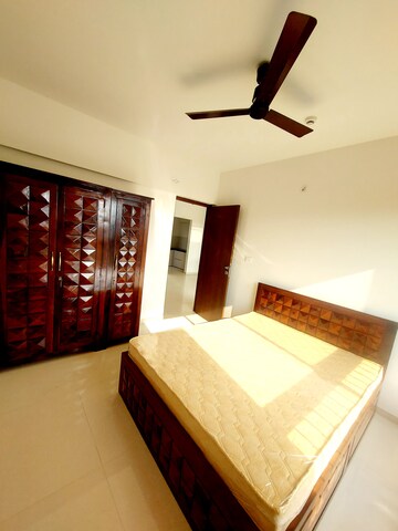 Bedroom in 2 BHK Apartment at Shapoorji Pallonji Sensorium, Hinjewadi – for Rent