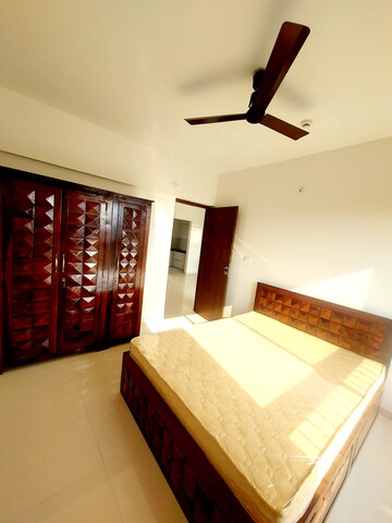 Bedroom in 2 BHK Apartment at Shapoorji Pallonji Sensorium, Hinjewadi – for Rent