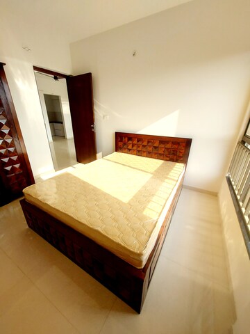 Bedroom in 2 BHK Apartment at Shapoorji Pallonji Sensorium, Hinjewadi – for Rent