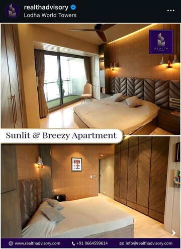 Team Area in 4 BHK Apartment at Lodha World One, Worli – for Sale