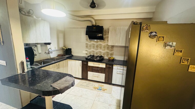 Kitchen, gomti-homes 3 Bedroom 126 Sq.Ft. Builder Floor In Nabha Zirakpur 9038450