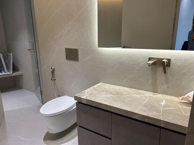 Bathroom, lodha-the-world-towers-world-one-tier-2 3 Bedroom 1980 Sq.Ft. Apartment In Worli Mumbai 9038468