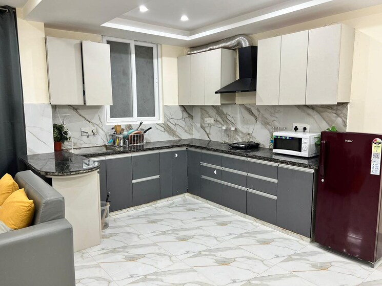 Kitchen, ansal-api-esencia 3 Bedroom 2000 Sq.Ft. Builder Floor In Sector 67 Gurgaon 9038545