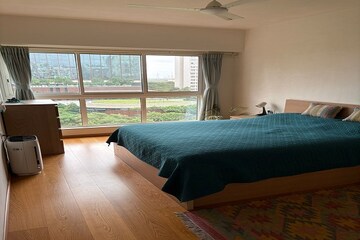 Bedroom in 2.5 BHK Apartment at Godrej The Trees, Vikhroli East – for Rent