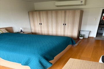 Bedroom in 2.5 BHK Apartment at Godrej The Trees, Vikhroli East – for Rent