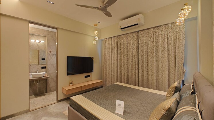 Living Room, solidago-the-castle 2 Bedroom 617 Sq.Ft. Apartment In Borivali West Mumbai 9038543