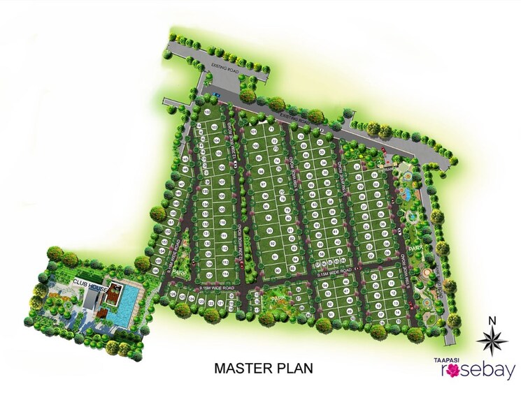 undefined, taapasi-rosebay  2400 Sq.Ft. Plot In Yelahanka Bangalore 9038546