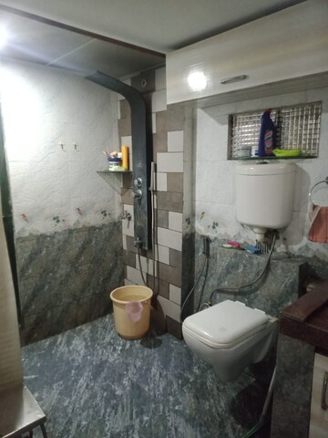 Bathroom in 3 BHK Apartment at Hiranandani Crystal Court CHS, Kharghar – for Rent