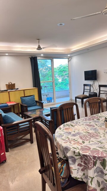 Living Room in 3 BHK Builder Floor at Ansal API Esencia, Sector 67 – for Rent