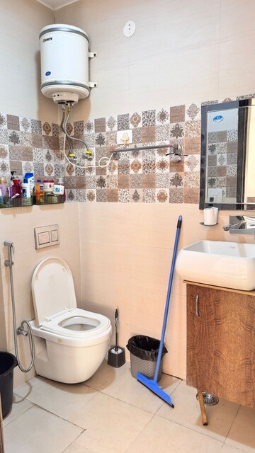 Attached Bathroom in 3 BHK Builder Floor at Ansal API Esencia, Sector 67 – for Rent