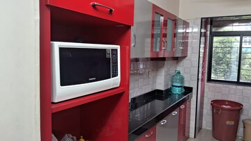 Kitchen in 3 BHK Apartment at Sector 8 Kharghar – for Rent