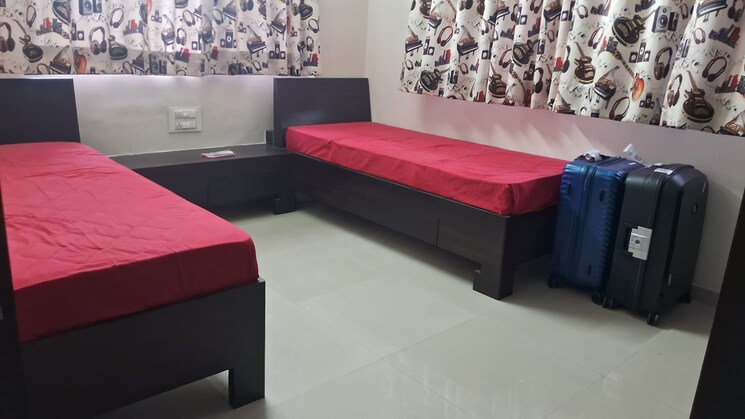 Bedroom, sector 8 kharghar 3 Bedroom 1500 Sq.Ft. Apartment In Sector 8 Kharghar Navi Mumbai 9038618