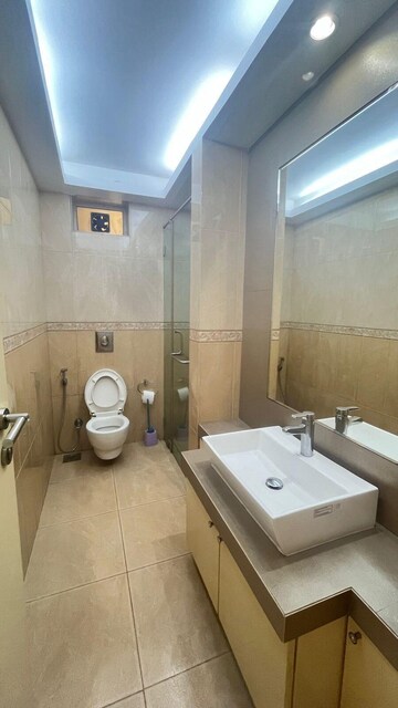 Bathroom in 3 BHK Apartment at Prabhadevi CHS, Prabhadevi – for Rent
