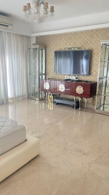 Living Room in 3 BHK Apartment at Prabhadevi CHS, Prabhadevi – for Rent