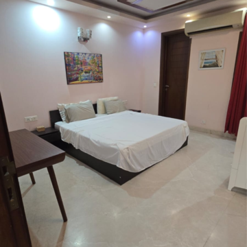 Bedroom in 3 BHK Builder Floor at Uday Park – for Rent