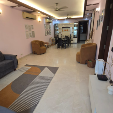 Living Room in 3 BHK Builder Floor at Uday Park – for Rent