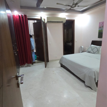 Bedroom in 3 BHK Builder Floor at Uday Park – for Rent