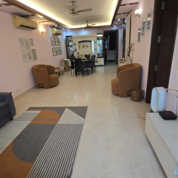 Living Room in 3 BHK Builder Floor at Uday Park – for Rent