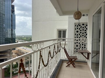 Balcony in 3 BHK Apartment at Prestige Beverly Hills, Kokapet – for Rent