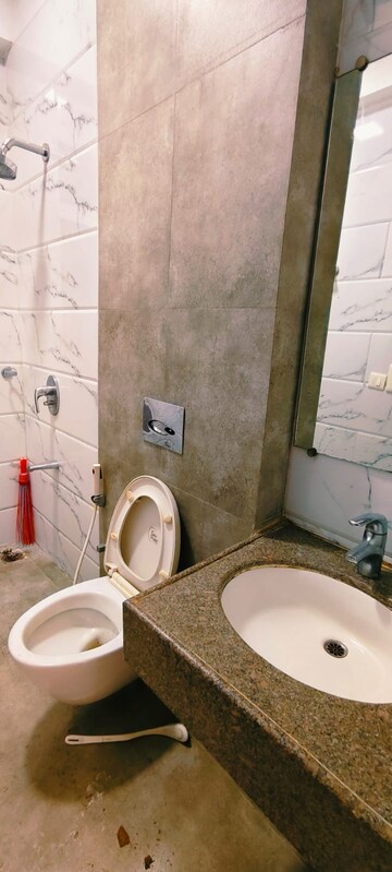 Bathroom in 2 BHK Apartment at Nahar Amrit Shakti Yvonne, Chandivali – for Rent